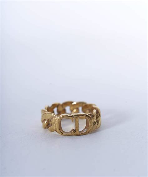 dior gold ring cd|christian Dior ring cd.